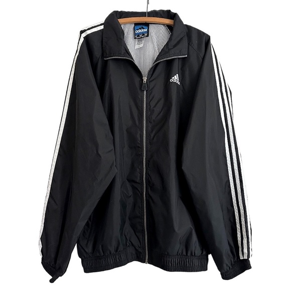 adidas Other - VINTAGE Y2K 90s Adidas Team Nylon Mens Full Zip Original Track Jacket  X-Large